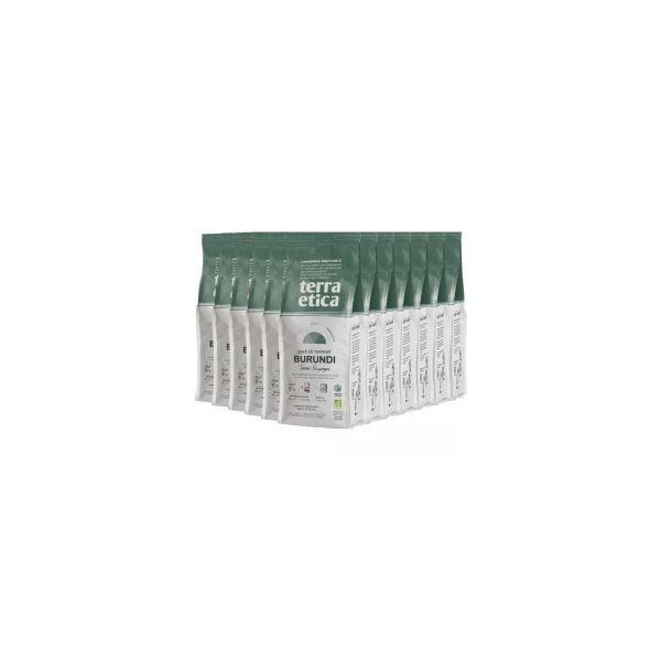 Café bio moulu - Burundi - Lot de 12x250g