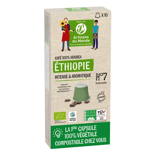 Café capsule Ethiopie (10) 50g