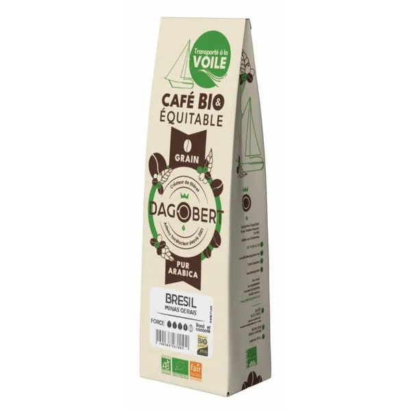 Café grain Brésil transporté à la voile 500g