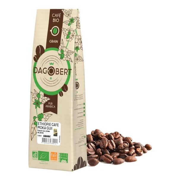 Café moka grain Ethiopie 500g