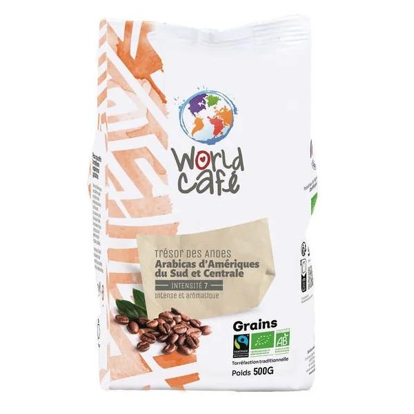 Café Trésor des Andes grains 500g