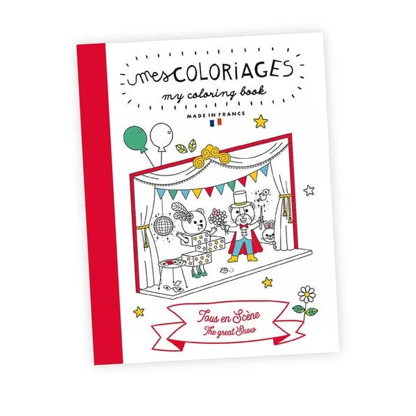 Cahier de coloriage - Tous en scène