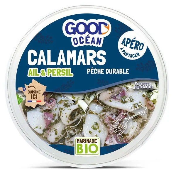 Calamars marinés ail et persil 100g