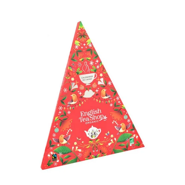 Calendrier Avent triangle rouge 25x2g