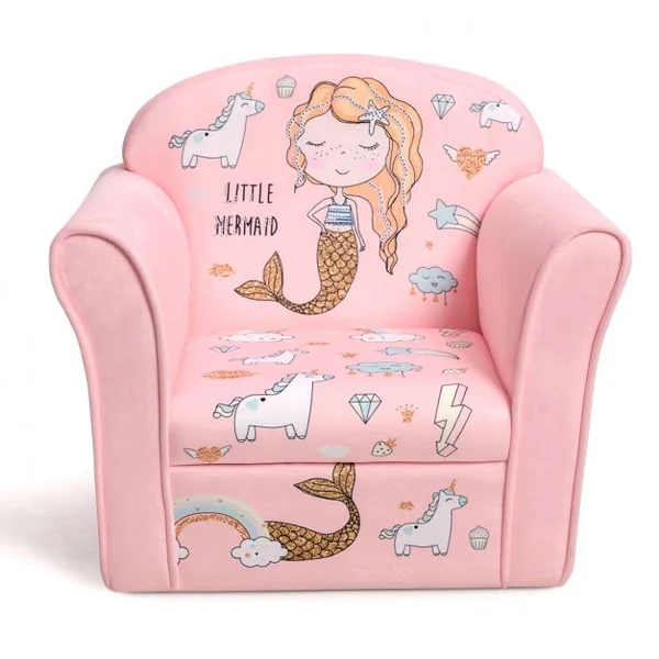 Canapé / Fauteuil pour Enfant 4 Formes Mignon Design Ergonomique Dossier Confortable