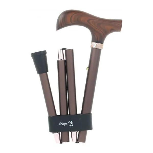 Canne pliante aluminium 68-78