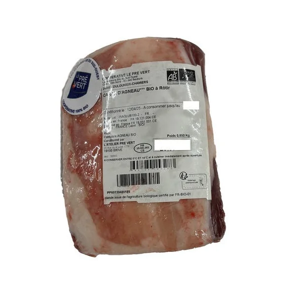 Carré d'agneau*** à rôtir env. 500g