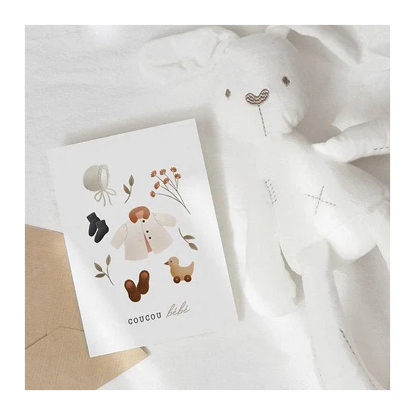 Carte - Le vestiaire de Bébé - Vert - PROMO - Soins Bébé Naturels & Produits Maman Après Naissance