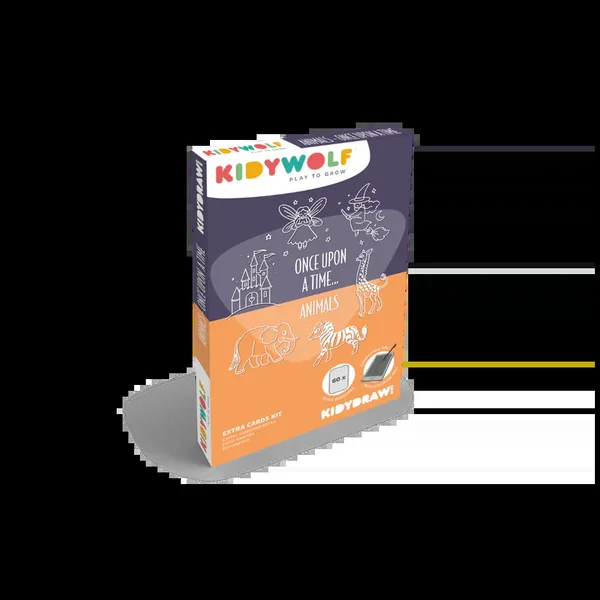 Cartes supplémentaires KIDYDRAW MINI - Thèmes "Il était une fois et Animaux" - Soins Bébé Naturels & Produits Maman Après Naissance