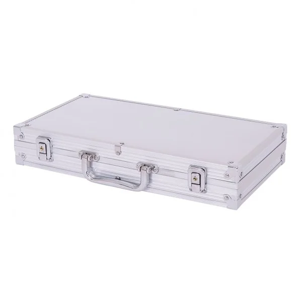 Cas de Poker Set Poker Set Poker Chips Laser 300 jetons de boîtier en aluminium