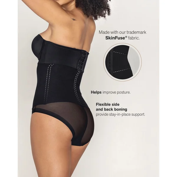 Ceinture abdominale à contrôle modérée avec bandes anatomiques