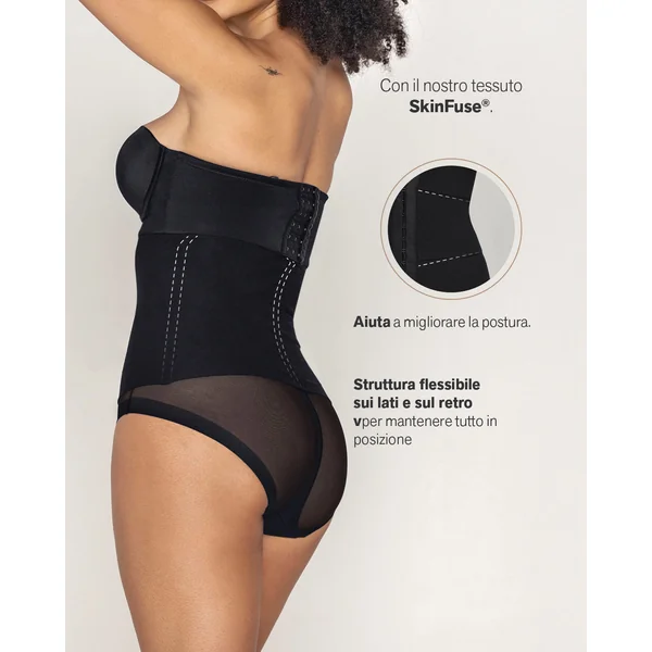 Ceinture abdominale à contrôle modérée avec bandes anatomiques
