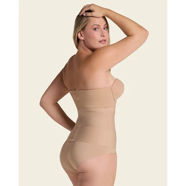Ceinture abdominale à contrôle modérée avec bandes anatomiques