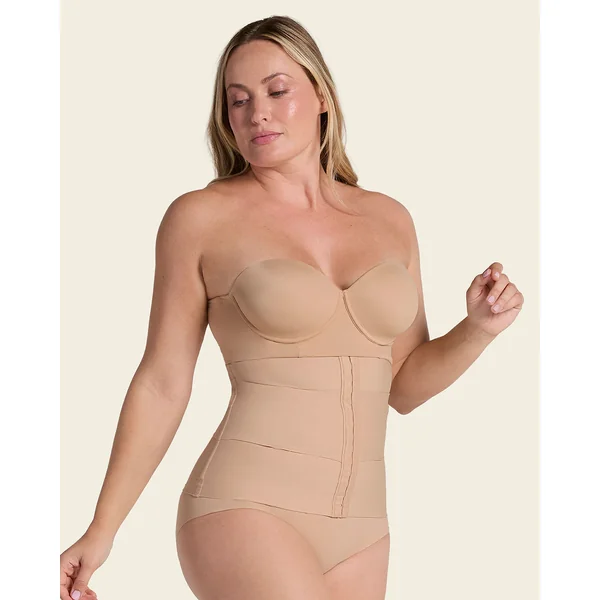 Ceinture abdominale à contrôle modérée avec bandes anatomiques
