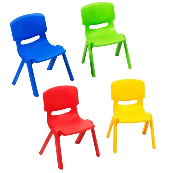 Chaises pour Enfants Fabriquer en Plastique Multicolore Idéal pour Salle de Jeux Jardin d’Enfant