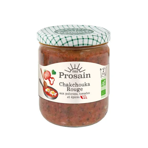 Chakchouka Rouge aux poivrons, tomates et épices 400g