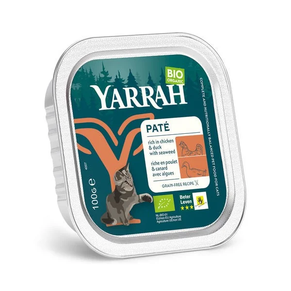 Chat Pâté poulet canard ss céréale 100g