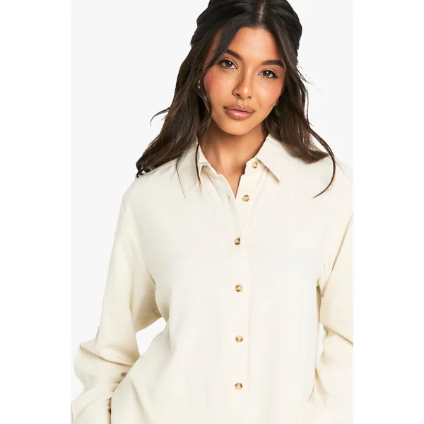 Chemise Oversize En Lin Premium