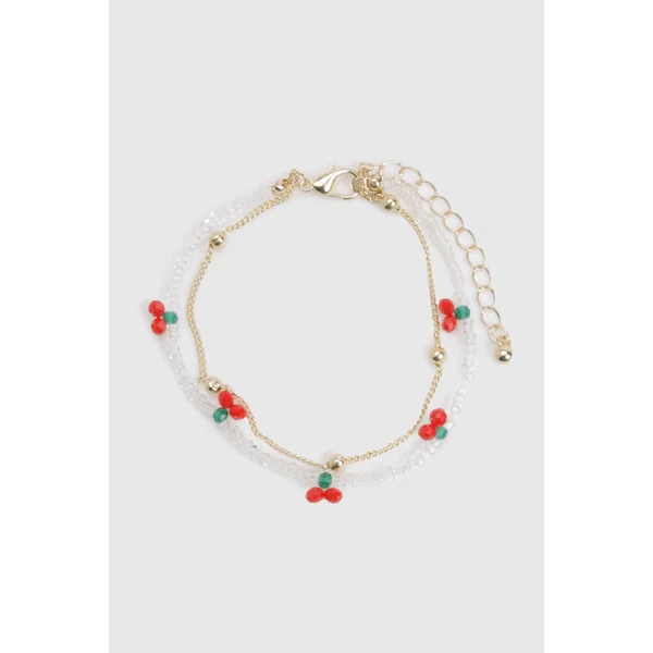 Chevillière ornée de perles Cherry