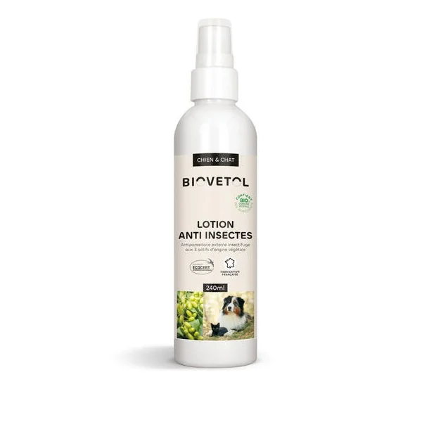 Chien & chat lotion anti-insecte 240ml