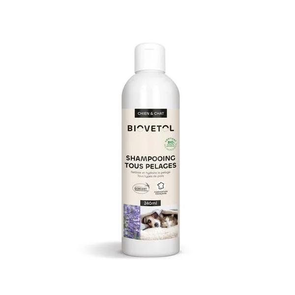 Chien & chat shampoing tous pelages 240ml