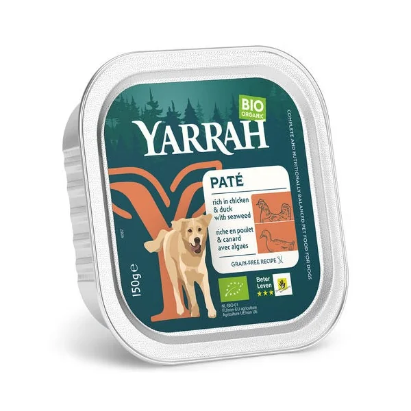 Chien pâté poulet canard ss céréale 150g