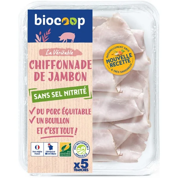 Chiffonnade jambon s/sel nitr (5) 100g