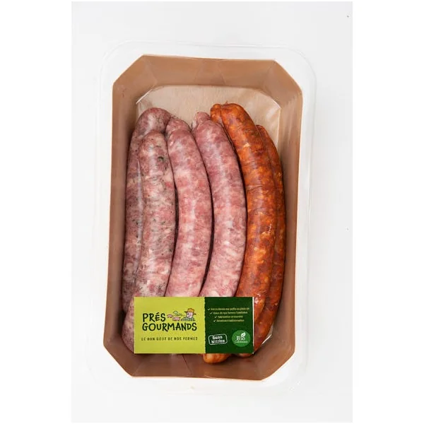Chipo nat (3) herbe (3) merguez (3) 450g