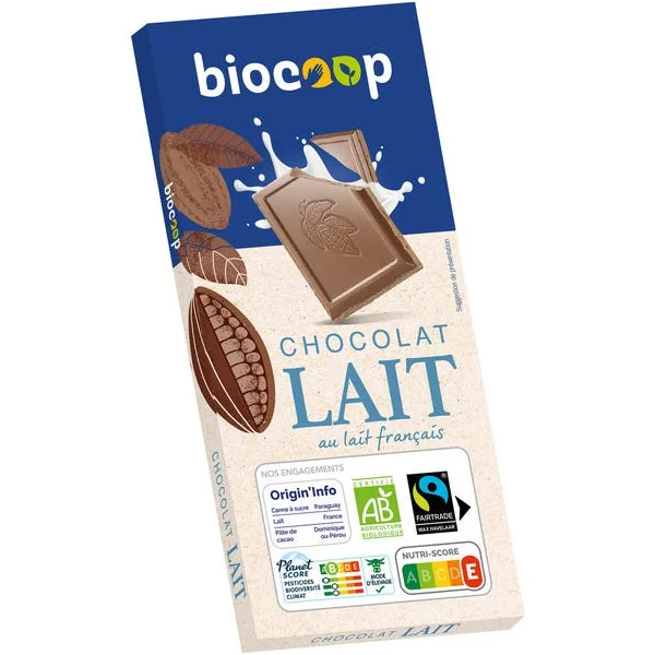 Chocolat au lait 41% 100g