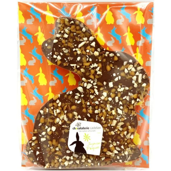 Chocolat lait éclats caramel amande 90g