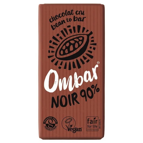 Chocolat noir cru 90% 35g