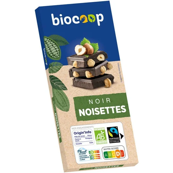 Chocolat noir noisette 70% 180g