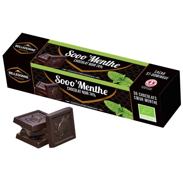 Chocolat noir So Menthe 74% (30) 150g