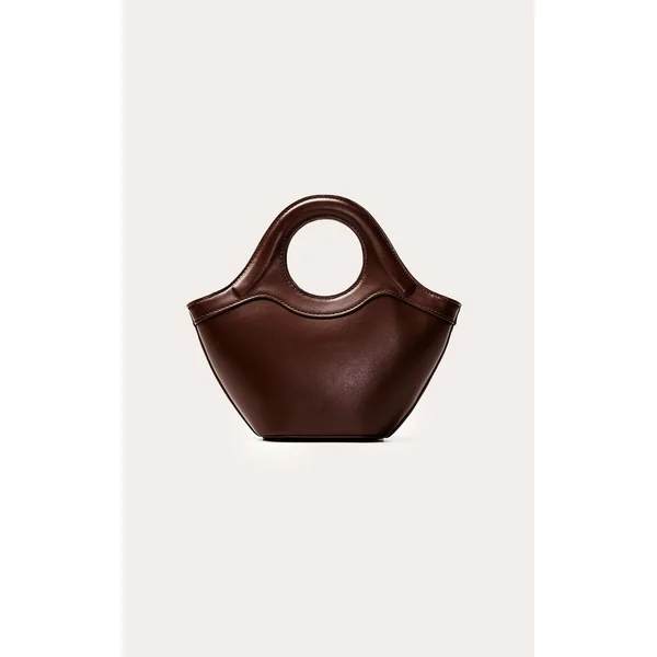 Chocolat Sac À Main Bandoulière Croissant