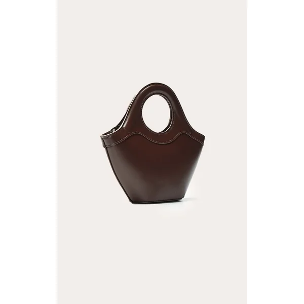Chocolat Sac À Main Bandoulière Croissant