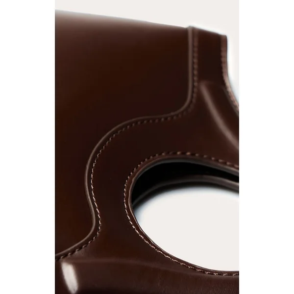 Chocolat Sac À Main Bandoulière Croissant