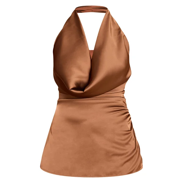 Chocolat Top Col Bénitier Ultra Long Extrême