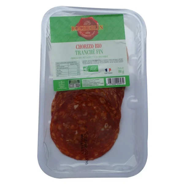 Chorizo tranche mi-fort - 16 tranches