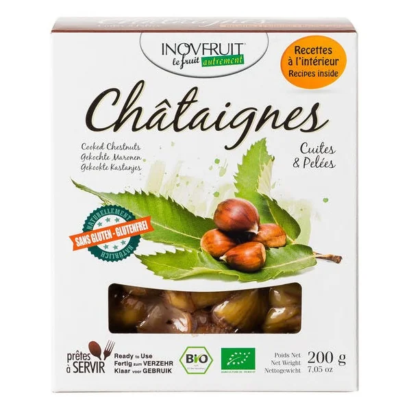 Châtaignes cuites pelées 200g