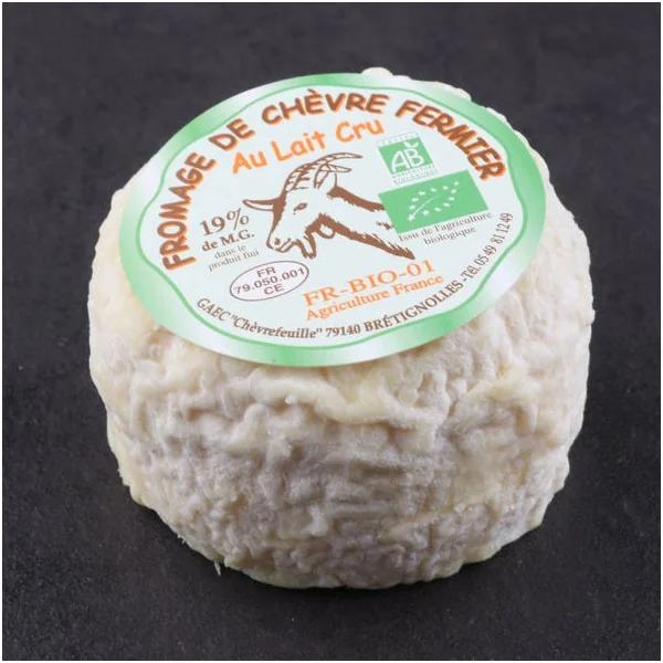 Chèvre crottin affiné au lait cru fermier 80g