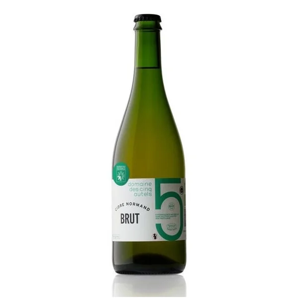 Cidre brut sans sulfite ajouté 5.3° 75cl