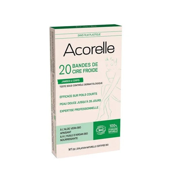 Cire froide corps - 20 bandes