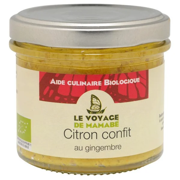 Citron confit au gingembre 105g