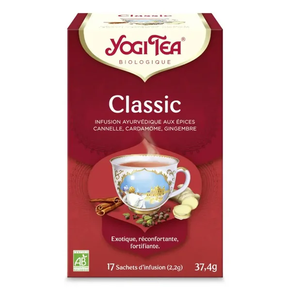 Classic - Infusion ayurvédique aux épices bio - 17 infusettes