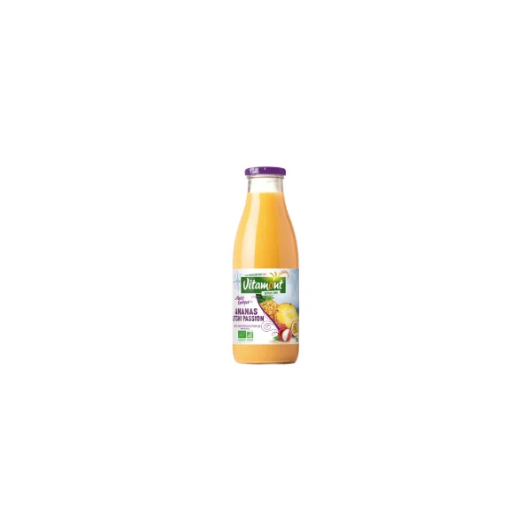 Cocktail ananas, litchi, passion bio - 75cl