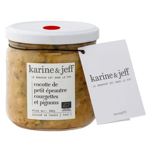 Cocotte petit épeautre courgette pignon 380g