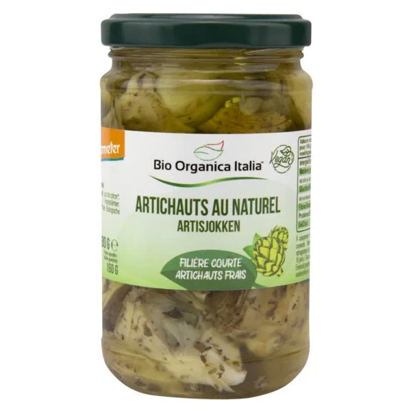 Coeur d'artichauts au naturel 160g net égoutté