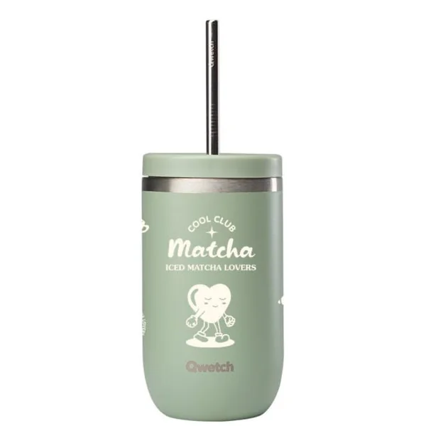 Cold cup isotherme inox - Cool club - Vert tilleul - 470ml