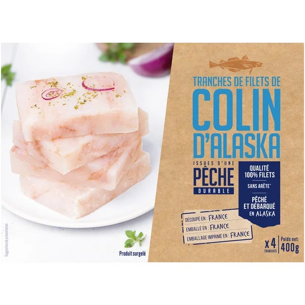Colin Alaska tranches de filets (4) 400g
