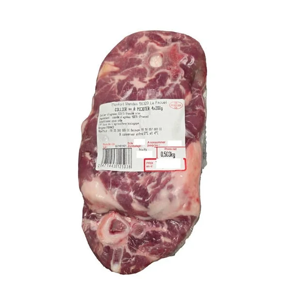 Collier d'agneau** tr. a/os (4) env.800g